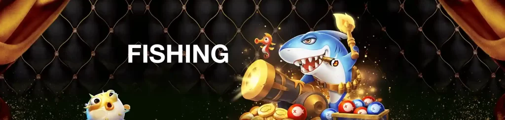 Jogos de pescaria no 98A Cassino com armas, peixes gigantes e bônus progressivos